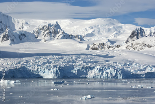 The glaciers on the coast of the western Antarctic Peninsula a s