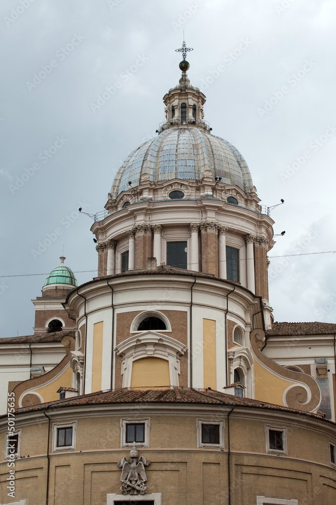 Rome - Church of Saints Ambrogio and Carlo al Corso