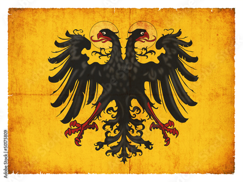Grunge-Flagge Heiliges Römisches Reich Deutscher Nation (histori