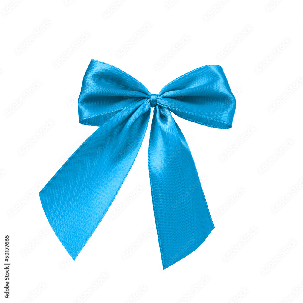 Naklejka premium Hellblaues Mascherl