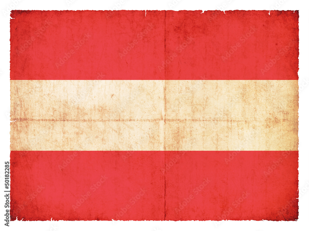 Grunge-Flagge Österreich Grunge-Flagge Österreich