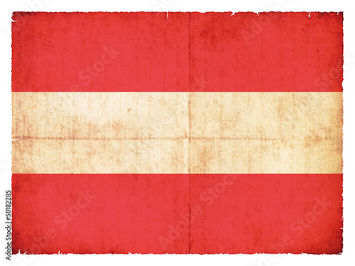 Grunge-Flagge Österreich