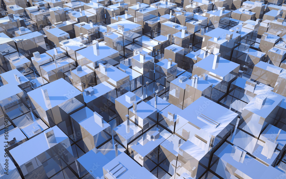 Obraz premium city abstract