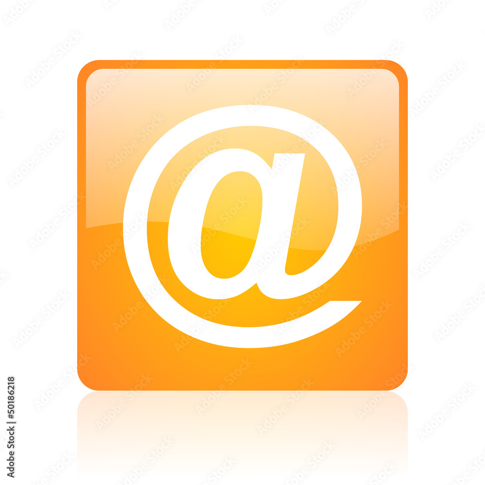 at orange square glossy web icon at orange square glossy web icon