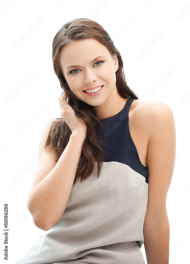 happy and smiling young elegant womanl outdoors happy and smiling young elegant womanl outdoors