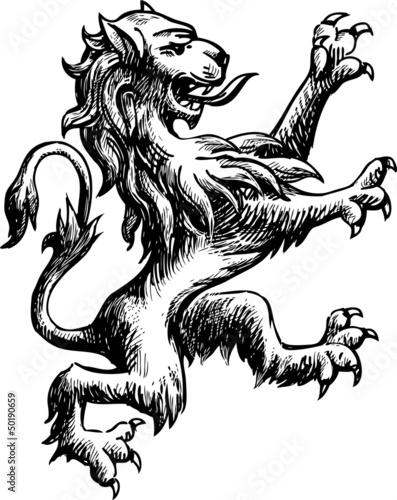 heraldic lion