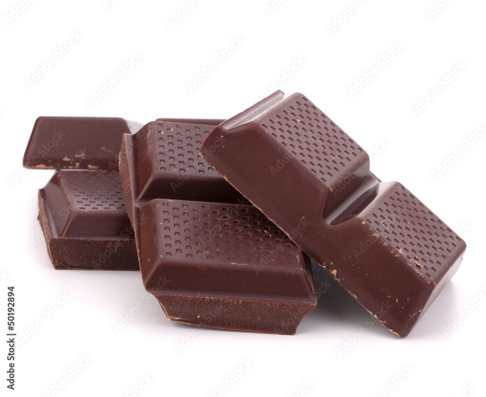 Chocolate bars stack Chocolate bars stack