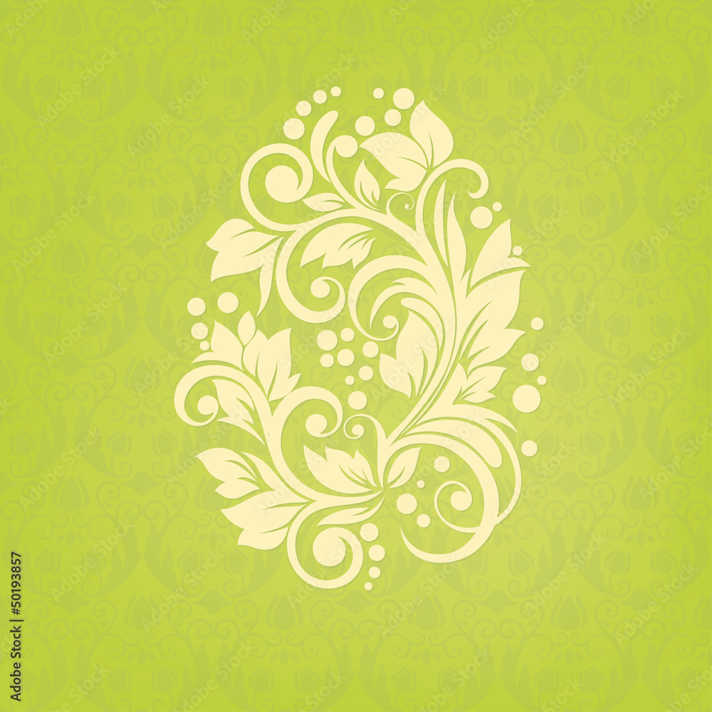 Floral Easter egg background. Modern card for invitation. Floral Easter egg background. Modern card for invitation.