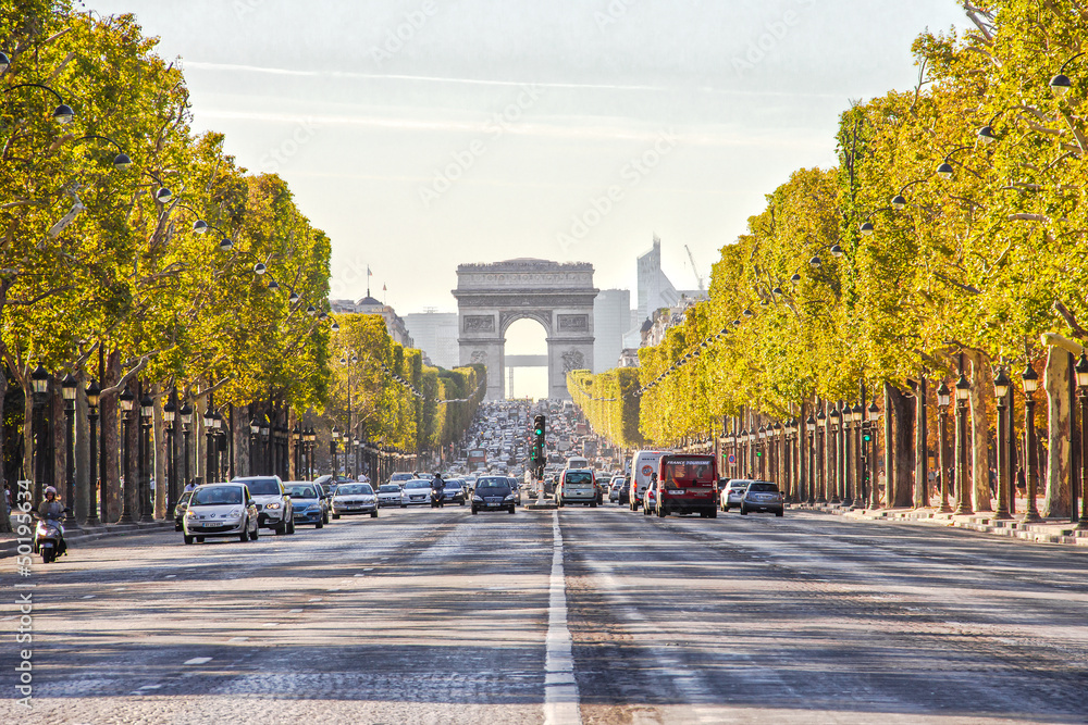 Fototapeta premium The Champs-Elysees