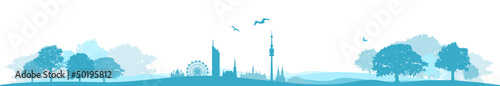Wien Landschaft Skyline