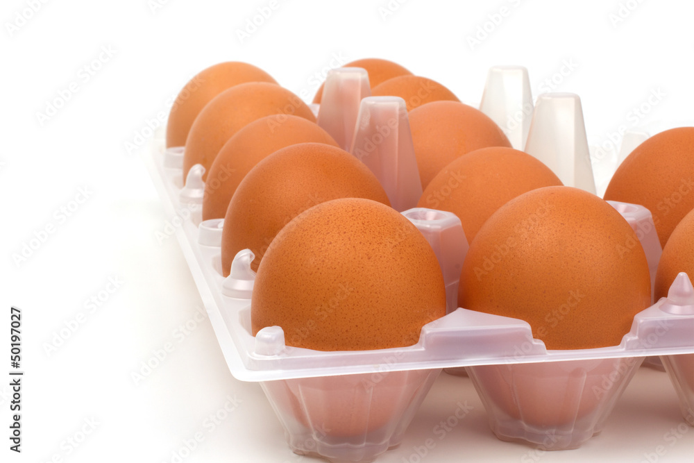 Eggs closeup isolated on white background Eggs closeup isolated on white background