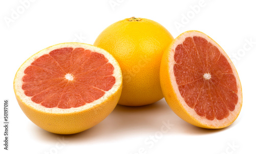 Cut grapefruit