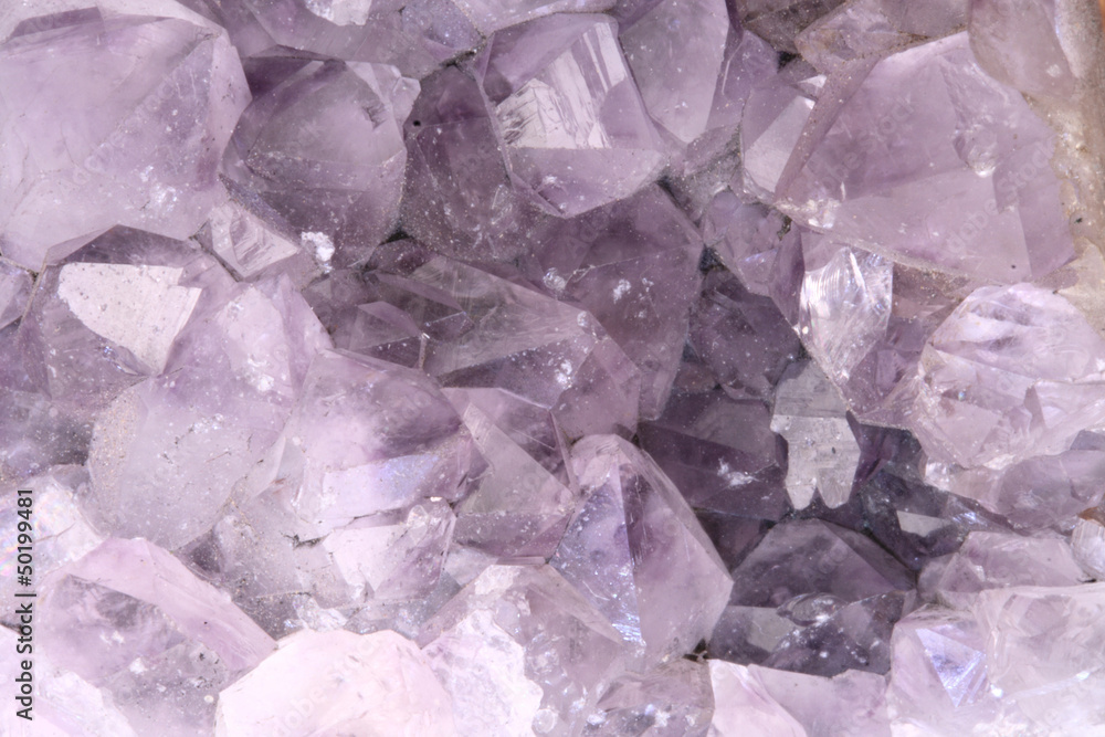 Amethyst rock close Amethyst rock close
