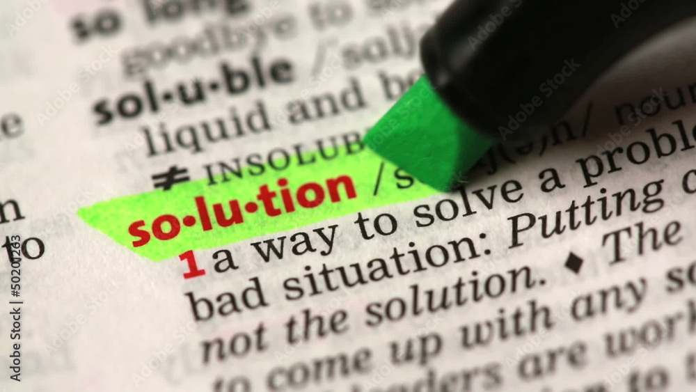 Definition of solution Definition of solution