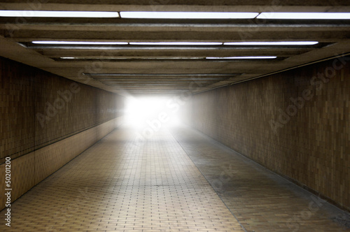 Fototapeta Naklejka Na Ścianę i Meble -  Light at the End of a Tunnel