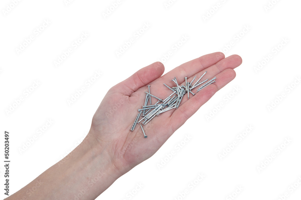 A bunch of nails A bunch of nails