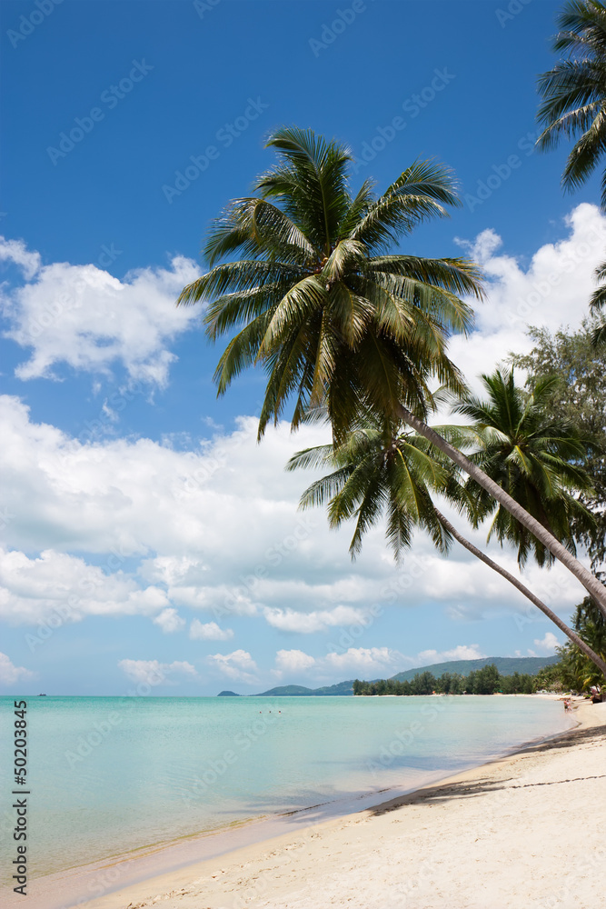 On the beach, Lipa Noi, island Samui, Thailand.