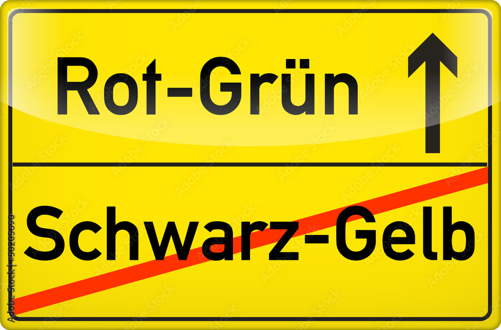 Obraz premium Kommt Rot-Grün?