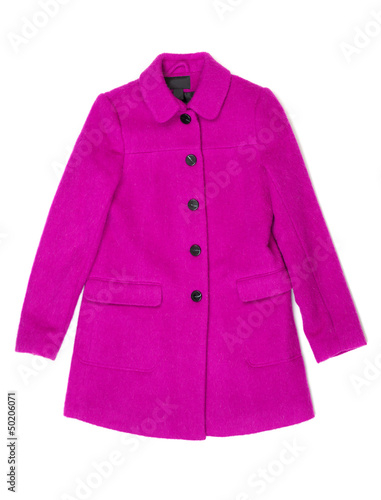 New female fashion purple coat