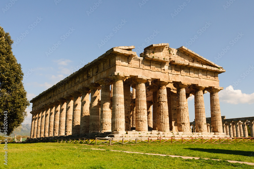 Greek Temples of Paestum Poseidonia