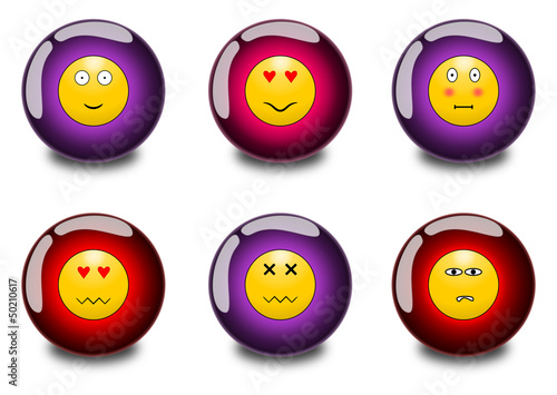 Smileys in orb - expressions of love 1.01