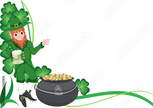 sfondo folletto San Patrizio