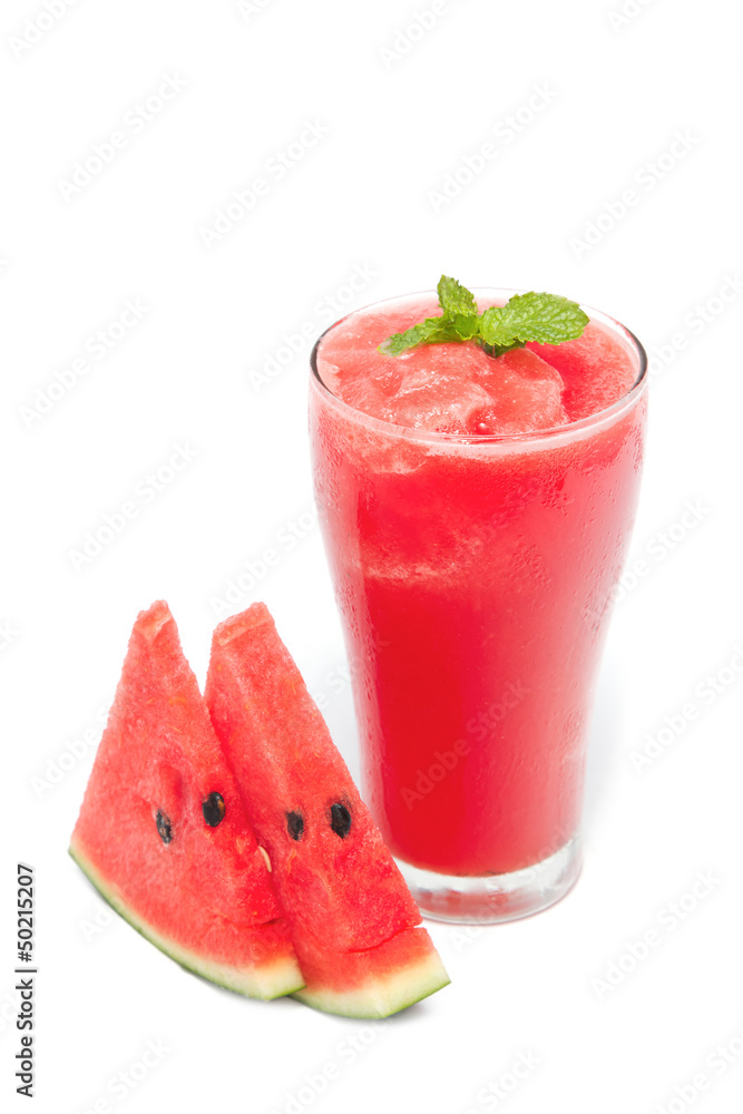 Water melon smoothie and fresh melon Water melon smoothie and fresh melon