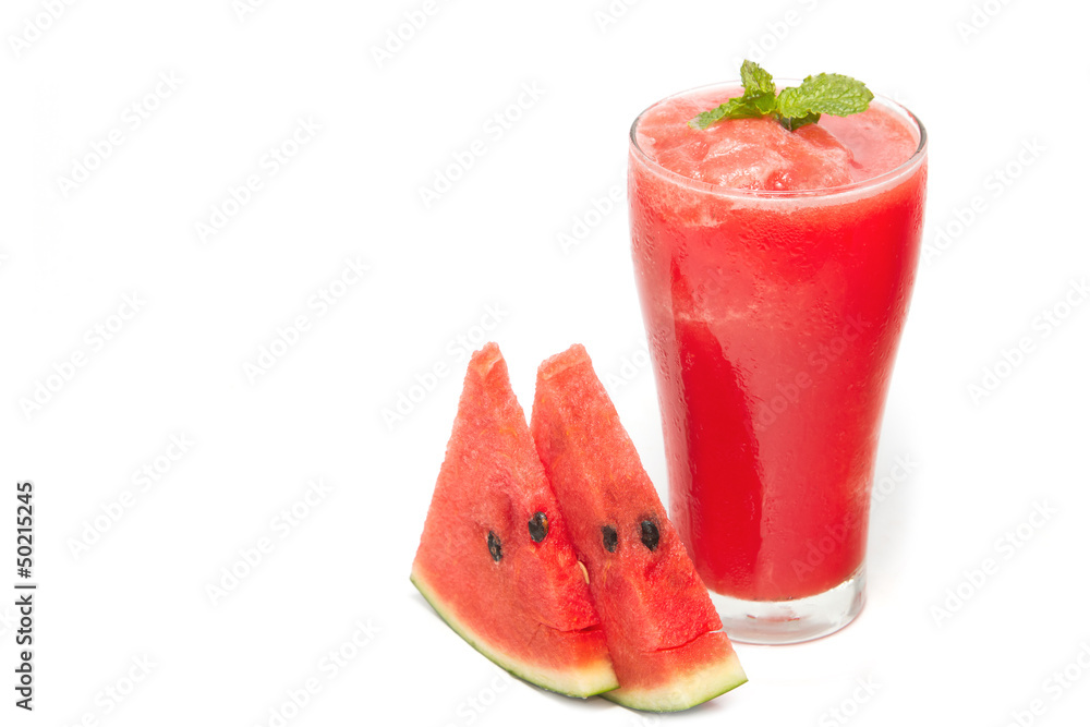 Water melon smoothie and fresh melon Water melon smoothie and fresh melon