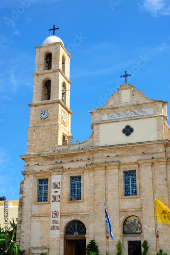 Main church in Chania, Crete photo