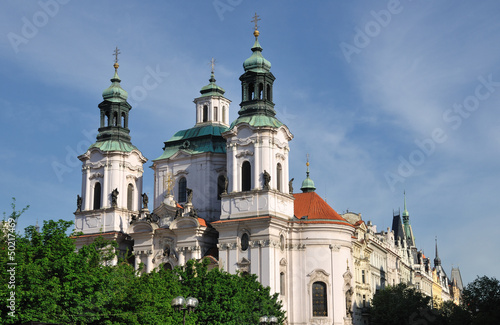 The Church of St. Nicholas in Prague, Czech Republic