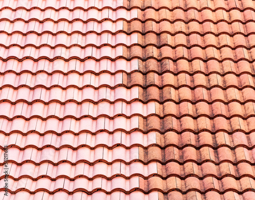 Old roof tiles