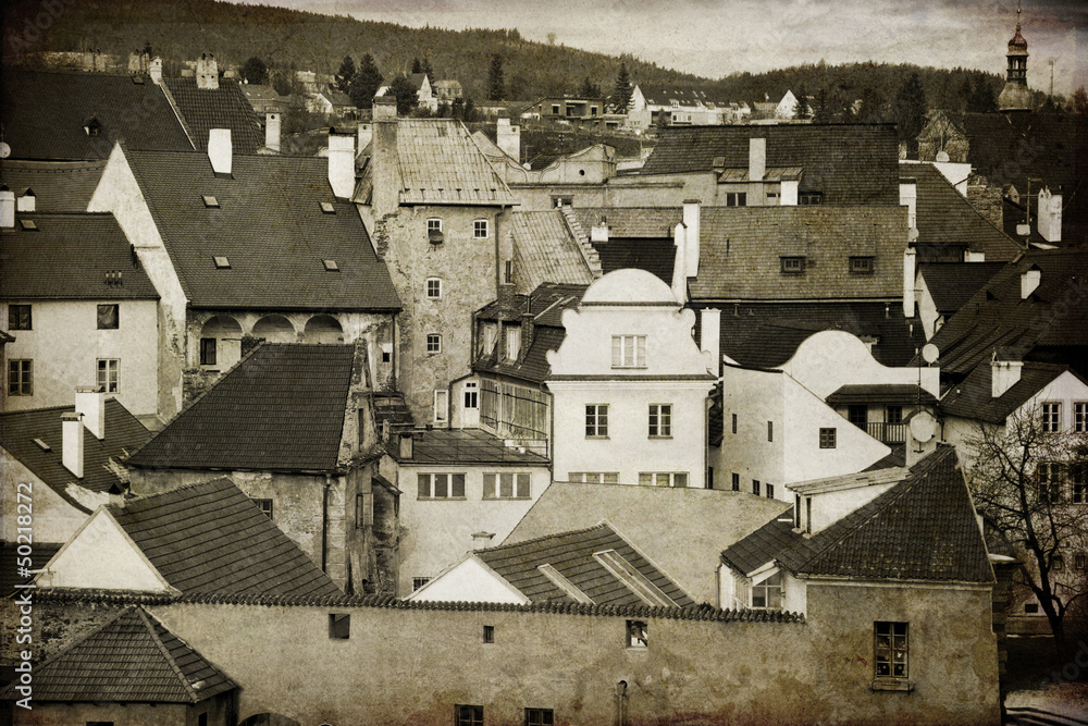 Krumlov. The old town in the South Bohemian region of the Czech Krumlov. The old town in the South Bohemian region of the Czech