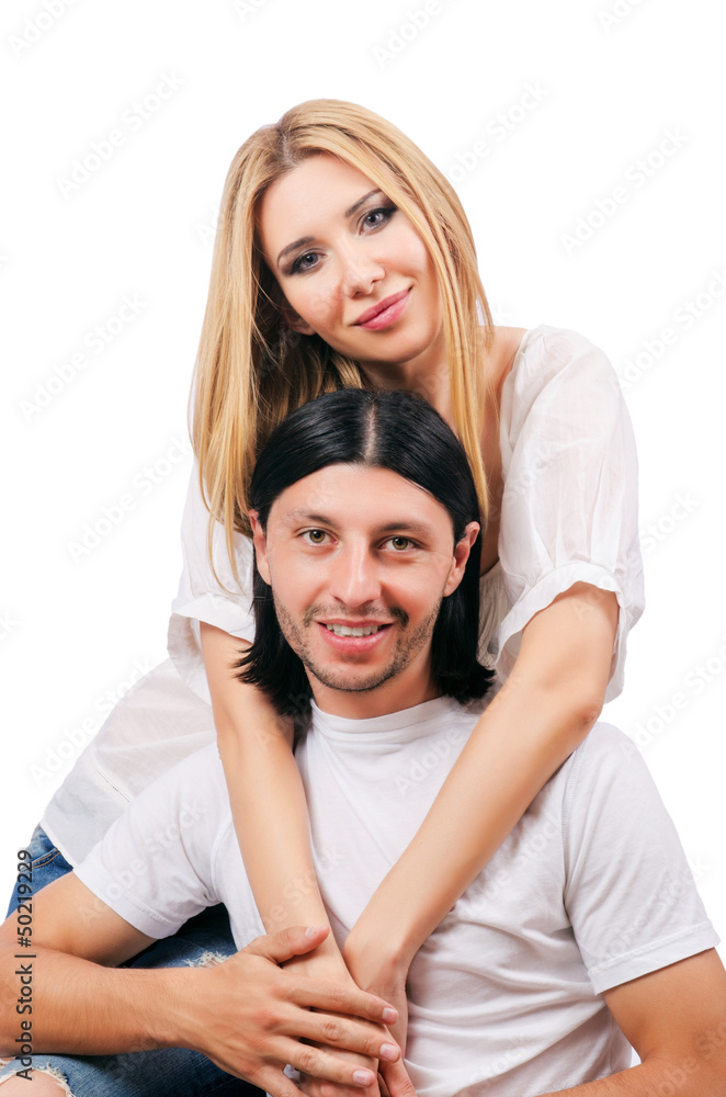 Pair of man and woman in love Pair of man and woman in love