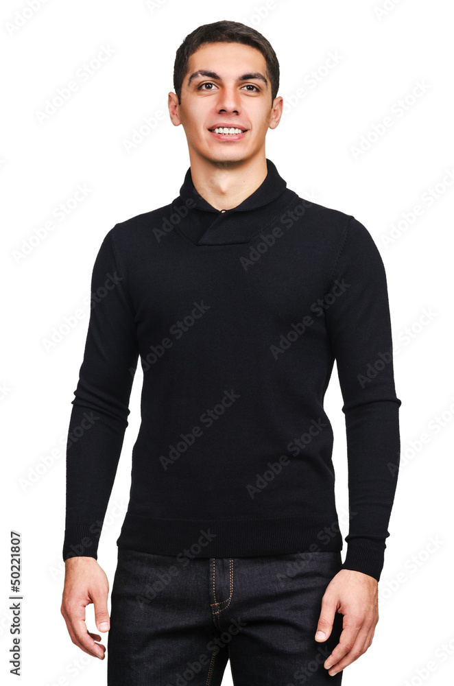 Male sweater isolated on the white Male sweater isolated on the white