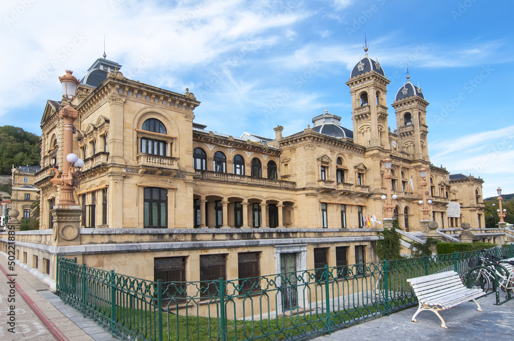 Fototapeta premium City Hall in San Sebastian,Spain