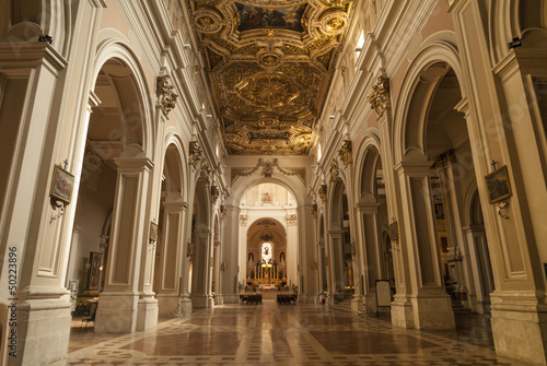 L'Aquila, interior of the S.Bernardino church