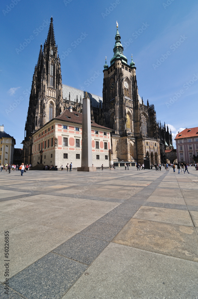 Obraz premium Prague St. Vitus Cathedral in Hradcany