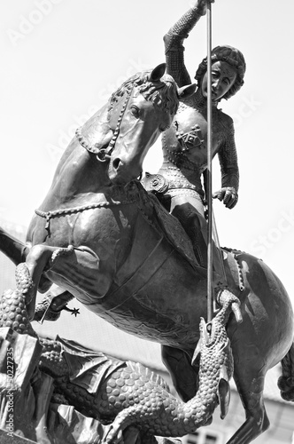 Saint George statue, Prague photo