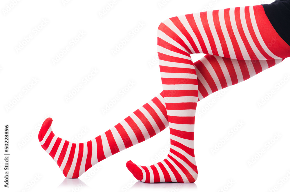 Woman with long legs and stockings Woman with long legs and stockings