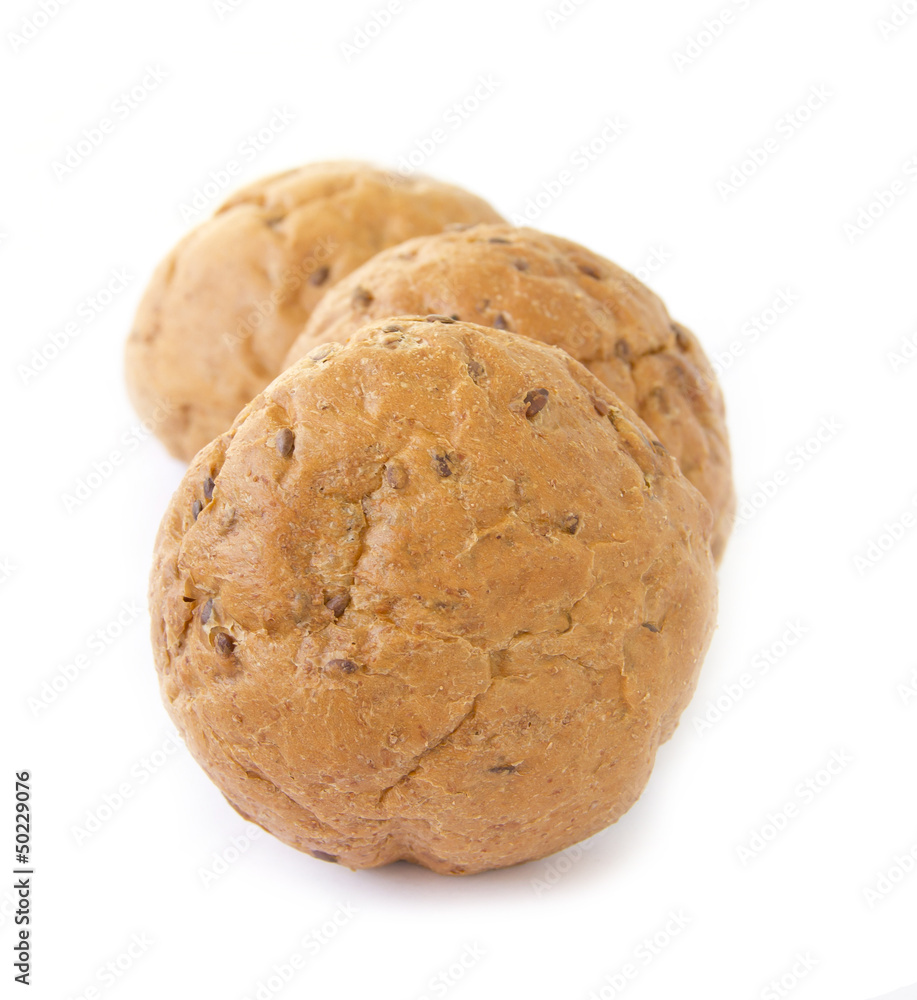 Loaf of bran and corn for diet food Loaf of bran and corn for diet food