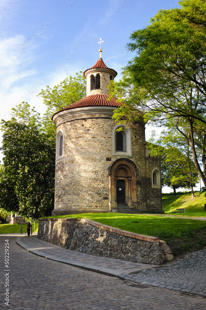 St Martin Rotunda in Vysehrad Prague