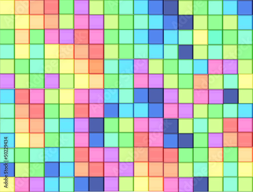 Colorful   Square   background