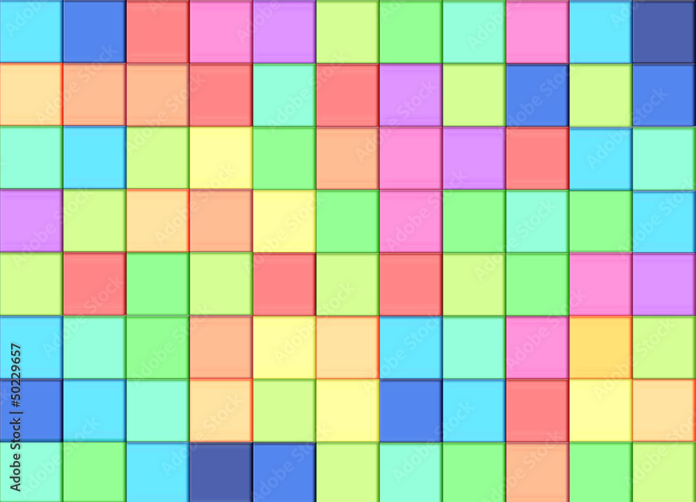 Colorful　Square　background