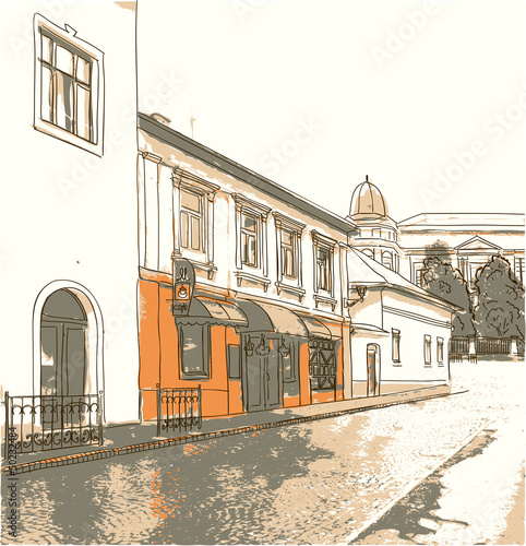 Street in the old town.