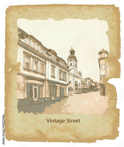 Street in the old town.