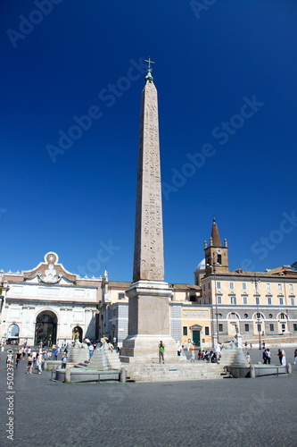 Piazza del Popolo à Rome - Italie