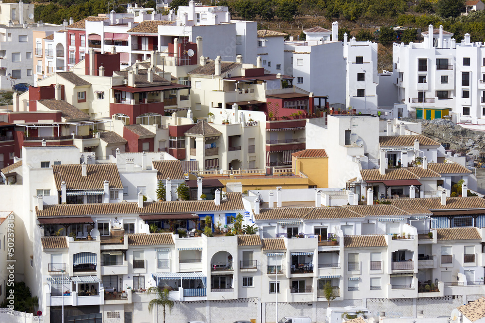 White houses, Costa del Sol, Andalusia, Spain