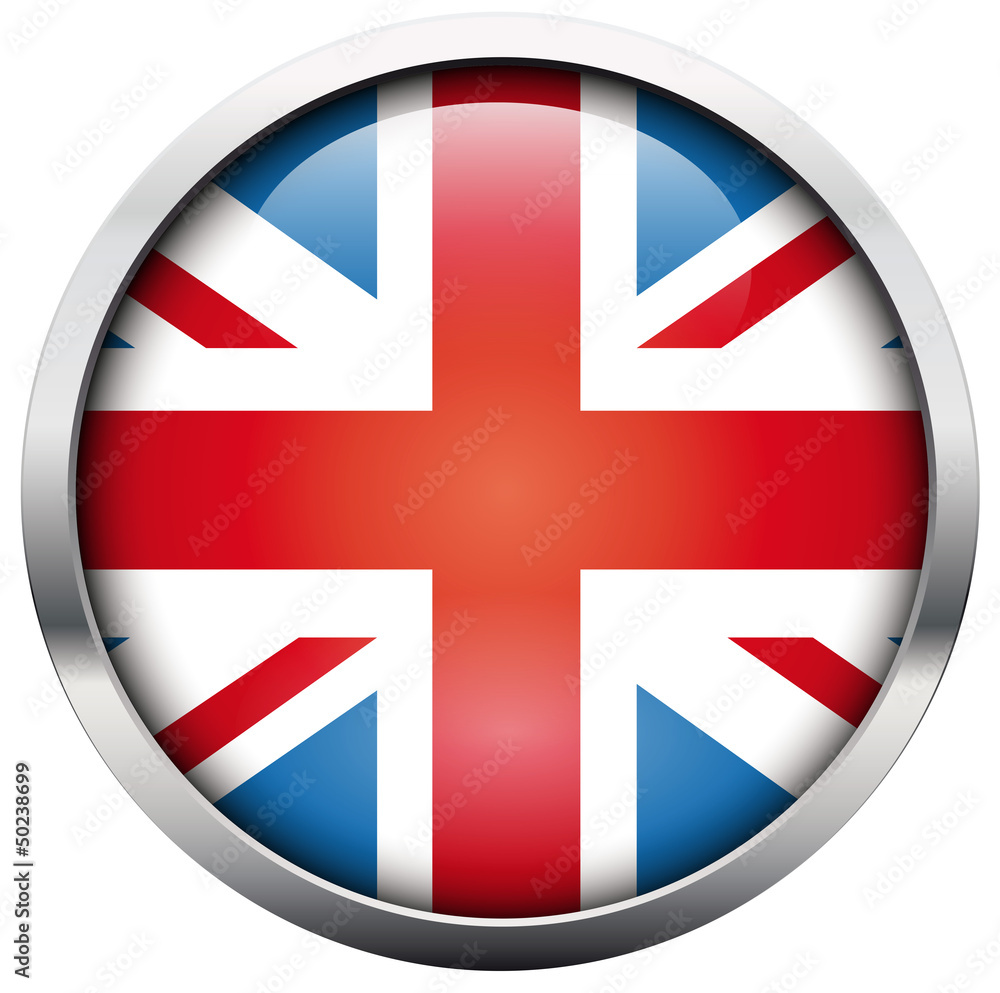 Fototapeta premium Button Britain