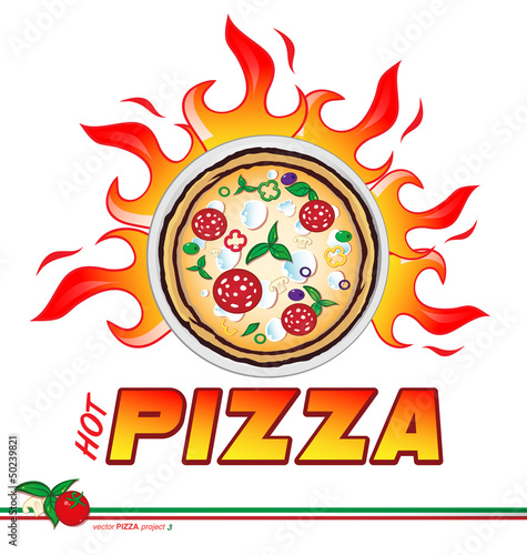 hot pizza flames project