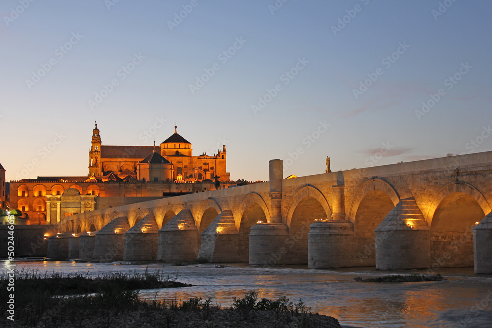 Puente Romano y Mezquita de Córdoba - España